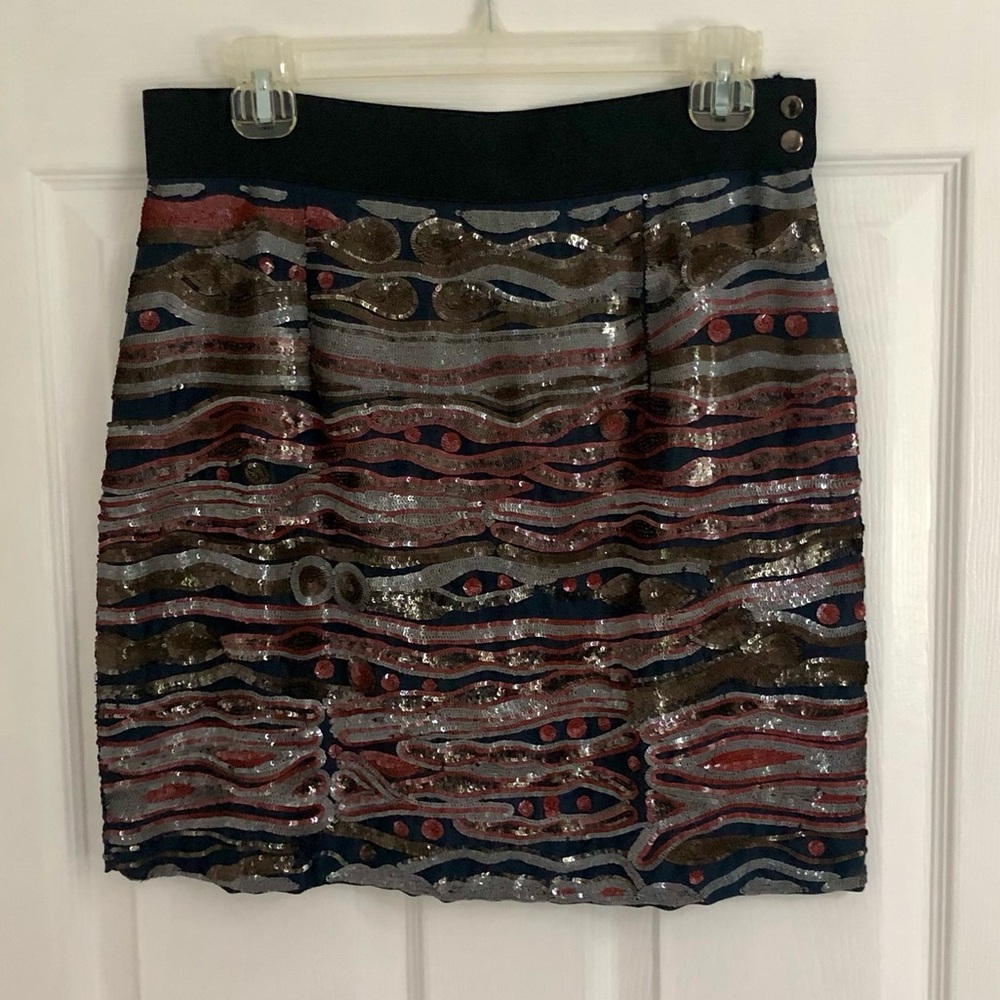 Statement Sequin Mini Skirt